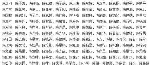 陈男宝宝名字大全2020_起名字2021起名男宝宝陈_陈男宝宝取名大全集